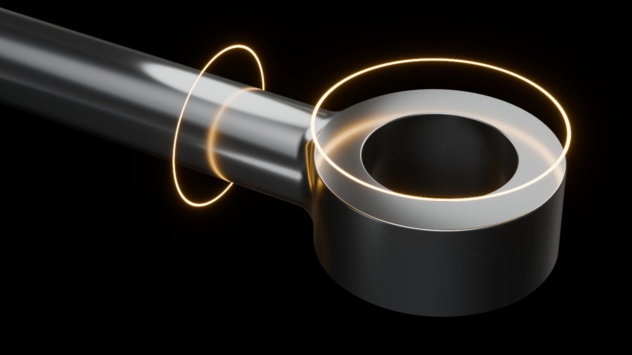 piston rod rings glow